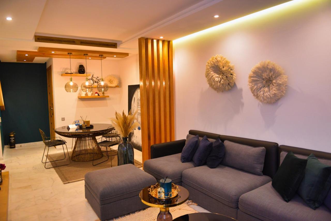 Appartement de prestige climatisé à l'hivernage 400m de la Gare Marraquexe Exterior foto